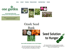 Tablet Screenshot of onegarden.org